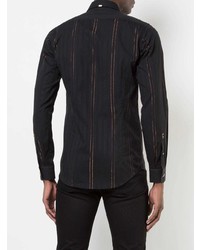 Lords And Fools Contrast Stripe Shirt Unavailable