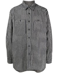 Engineered Garments Striped Cotton Linen Shirt