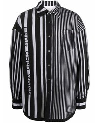 Feng Chen Wang Striped Long Sleeve Shirt