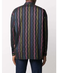 Moschino Wavy Line Striped Shirt