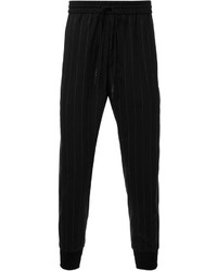 Juun.J Gathered Ankle Pinstripe Trousers
