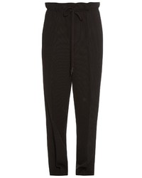 Helmut Lang Pinstriped Dropped Crotch Trousers