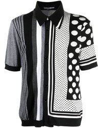 Dolce & Gabbana Layered Panelled Polo Shirt
