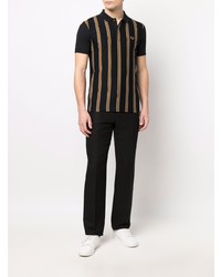 Fred Perry Striped Short Sleeve Polo Shirt