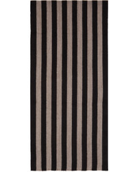Paul Smith Black And Gray Striped Scarf