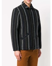 Maison Flaneur Striped Knitted Jacket