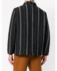 Maison Flaneur Striped Knitted Jacket