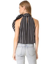 Milly Stripe Shirting Sasha Top
