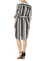 Wallis Monochrome Stripe Shirt Dress