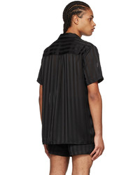 Carlota Barrera Black Polyester Shirt