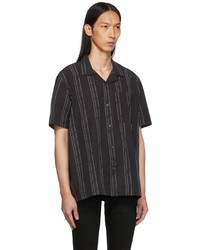 Han Kjobenhavn Black Summer Striped Shirt