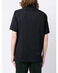 Sacai Embossed Logo Striped Shirt