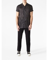 Rick Owens Short Sleeve Striped Shirt