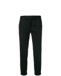 Thom Browne Chenille Banker Stripe Lowrise Skinny Trouser With Gros Tuxedo Stripe