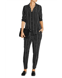 Equipment Hadley Striped Washed Silk Pants