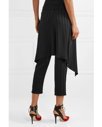 Hellessy Sentry Cropped Tie Detailed Jacquard Straight Leg Pants