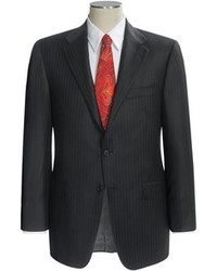 Hickey Freeman Dual Tonal Stripe Suit