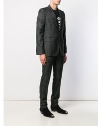 Givenchy Logo Pinstriped Suit