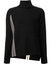 Black Vertical Striped Sweater