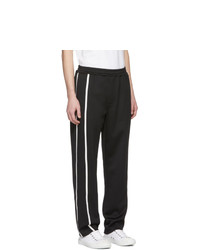 Helmut Lang Black And White Sport Striped Track Pants