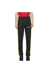 Palm Angels Black And Yellow Classic Track Pants