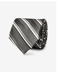 Express Diagonal Stripe Narrow Silk Tie