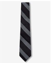 Express Diagonal Stripe Narrow Wool Blend Tie