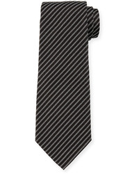 Armani Collezioni Herringbone Stripe Silk Tie