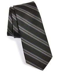 Wrk Stripe Silk Tie