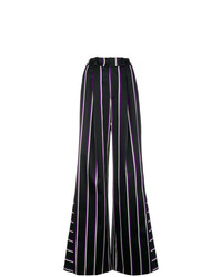 Rouge Margaux Striped Palazzo Trousers