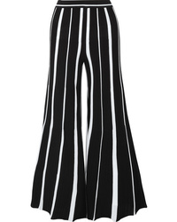 Missoni Striped Ribbed Cotton Wide Leg Pants