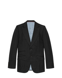 Gucci Mitford Pinstripe Wool Jacket
