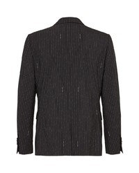 Fendi Pinstriped Wool Suit Jacket