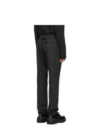 1017 Alyx 9Sm Black Pinstripe Elasticized Trousers