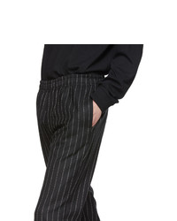 1017 Alyx 9Sm Black Pinstripe Elasticized Trousers