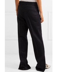Hillier Bartley Pinstriped Wool Trousers