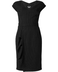 Moschino Boutique Fitted Pinstripe Dress