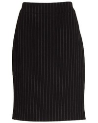 Armani Collezioni Pinstripe Pencil Skirt