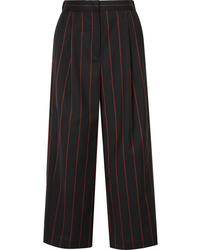 Versus Versace Cropped Striped Wool Pants