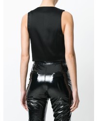 Saint Laurent Cropped Fitted Waistcoat