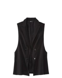 Decor (Suzhou) Co., Ltd Mossimo Collared Vest Black M