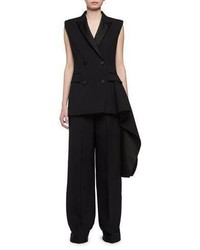 Alexander McQueen Tailored Tuxedo Vest With Tail