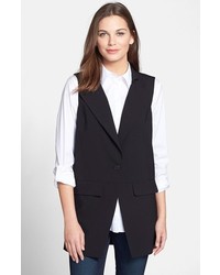Eileen Fisher The Fisher Project Notch Collar Long Vest