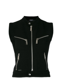Dsquared2 Zip Front Knitted Top