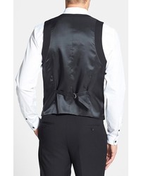 Topman Black Textured Vest