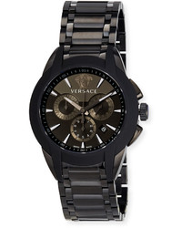 Versace 425mm Character Chronograph Watch Black