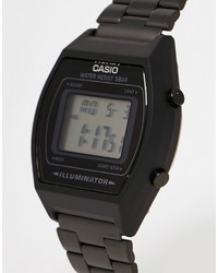 CASIO B640wb 1f Digital Black Stainless Steel Watch