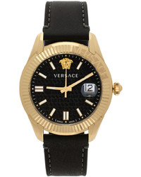 Versace Black Greca Time Watch