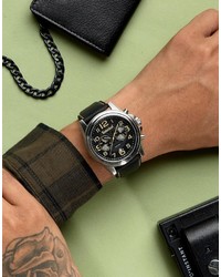 Timberland Black Pickett Watch With Multi Functional Dial