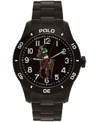 Polo Ralph Lauren Black Pony Polo 42mm Watch